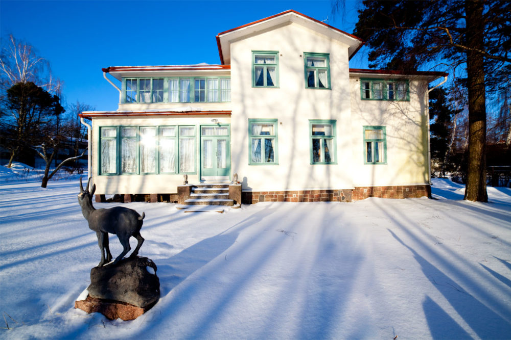 Villa Salin på vinter